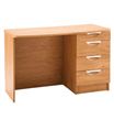 Picture of Denver Free Standing 4 Drawer Single Dressing Table
