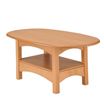 Picture of Oval coffee table with shelf